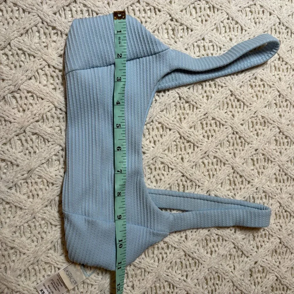 L*Space Jess Blue Bikini Top Swimwear – Women’s XS - NWOT‎